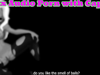 AUDIO ONLY - Audio porn with captions self-sucking for beginners
