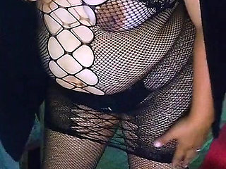 Gordimami in fishnet stockings Vanessa Hotwife