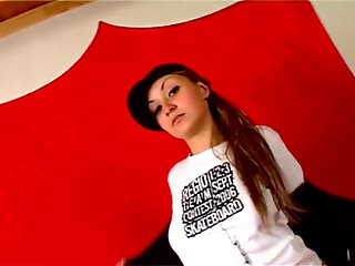 Krystal Wallas Sexy French Babe with Bigtits Making a Hot Strip