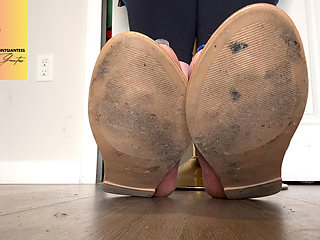 Size 16 Feet Shoeplay & Dangling in Sandals - 67 Tall Amazon