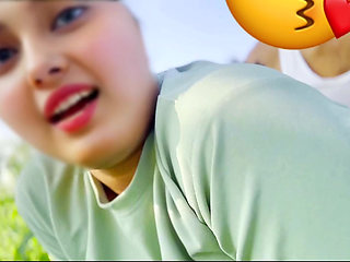 Desi Village Girl Fucking in outdoor with her boyfriend,In jungle Big boobs Beautiful girl fuck