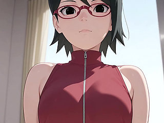 Gets Fucked by Boruto in Her Pussy and Ass! Uncensored Naruto Hentai