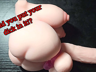 Should you put your dick in it!? - I got this Futa toy, with a massive cock and nice ass