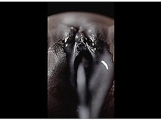 Belly bloats with hot cum in intense inflation play