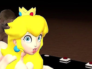 Princess Peach Cheating Mario Doggy Position