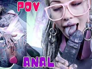 Anuskatzz Tattooed Blonde Dreads
