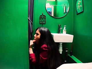 Glory hole blonde blowjob slut double facial