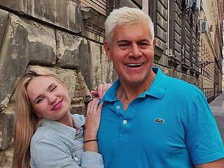 Irina Cage has long blond hair and a juicy, seductive body.