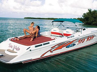 ChloГ© Rides on a Boat with Two Guys She Wants to Fuck - Private Porn Sex Videos