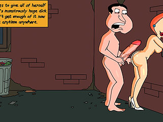 Family Guy cartoon parody - Lois's affair with Glenn Quagmire is big and public