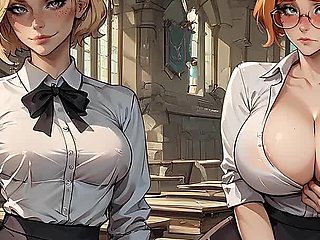 College of Mysteria: Boyfriend Shares His Slutty Girl with His College Roommate - Episode 3