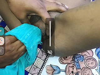 Deshi girl rubbing and