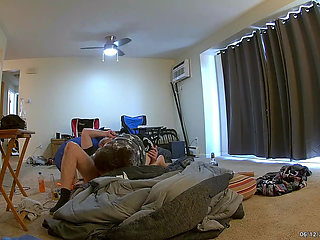 Horny wife needs shower sex while she has her period