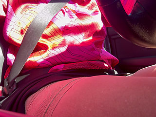 I Pulled Over and Rubbed My Pussy in the Car Until I Had an Intense Orgasm
