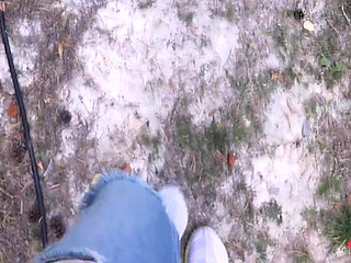 A Passerby Fucked Right by Sen. Knee in Nature. Public Fuck.