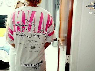 Stepmother Is Spied on by Her Stepson!