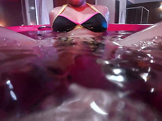 Sex Underwater in Bikini, Cum Between My Boobs