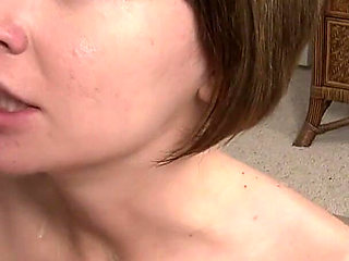 Petite College Girl Gets Blasted by Big Cock Cumshots