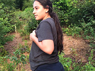 Latina Flashes Her Tits and Ass Outdoors