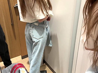 Sex in the Fitting Room with a Sales Consultant!