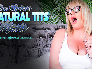Dee Melons Is A Curvy Big Natural Tits Mom That Loves To Get Her Shaved Pussy Wet By Herself