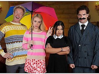 Step Daughters Use Dark Magic To Summon Some Real Men But They Accidentally Summon Their Stepdads With Clarke Kent, Khloe Kingsley And Ken Feels