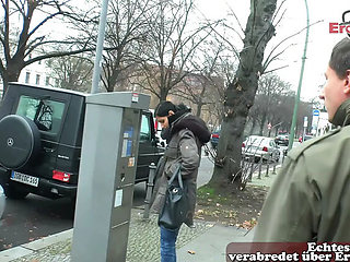 Skinny German Teen Coco Kiss Street Sex Casting