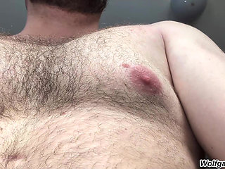 SWEATY AFTERNOON FLESHLIGHT FUCK - Wolfgang White Huge Cumshot On You