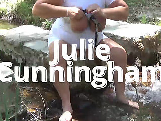 Washing Dirty Tits in a Stream