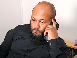 My wife didn't answer because the customer was important