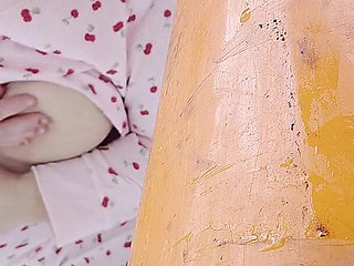 In the Snow She Dont Care in the Woods Naked No Underwear