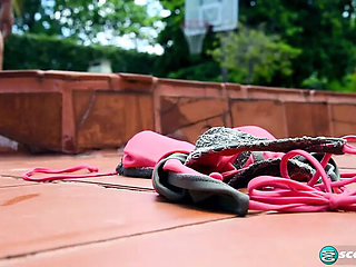 Big Tits Blonde Renee Ross Poolside Solo Masturbation Hottest Newcomer