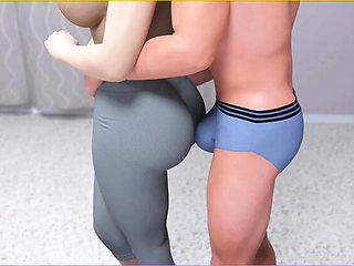 Busty Stepmom Grinding Her Big Ass on My Cock - Future Money Man