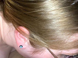 Plus-Sized White Woman Sucks Mexican Man's Thick Cock