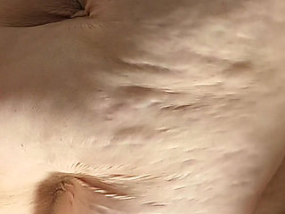 Big Fat Ass Booty White Hijab Woman in Porn Video Shaking Jiggling Her Thick Belly, Her Phat Juicy Pussy on BBC Black Man Cock