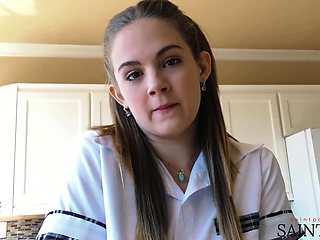 Devon's in Her Uniform, Taking Her Stepdad Deep