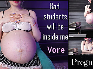 Teacher Gets Bad Students Inside Roleplay Pregnant