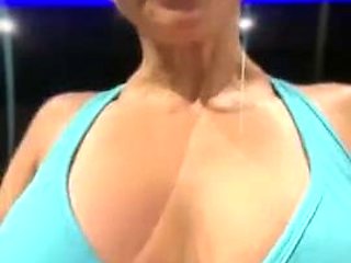 Amateur striptease and Solo masturbation