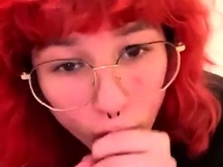 Redhead Dino Nuggiess Blowjob With Deepthroat POV