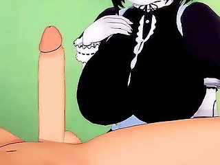 Sex with a Maid Bot in the Hallway - 3D Hentai