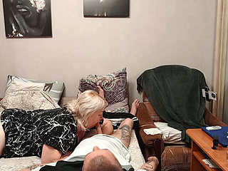 I Fill My Neighbor's Mouth with a Lot of Cum