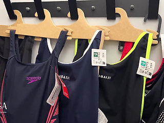 One-piece Swimsuit Fitting Room