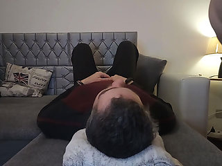 You Can't Breathe! Stay Under My Ass and Pussy! (4k, Resolution: 3840x2160) 10 Min!