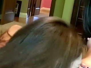 Face Riding in the Antique Bedroom - Busty Brunette Rides Her Redhead Girlfriend's Mouth