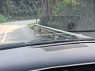 Neighbor On Roller Skates Has PUBLIC Sex In The Car