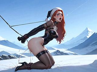 After Climbing the Snowy Summit, Enjoy the White-hot Climax Whip and Mountain Whip for an Outstanding XXX Experience.