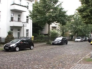 German BBW journalist with tattoos gets hardcore bed fuck in doggy style