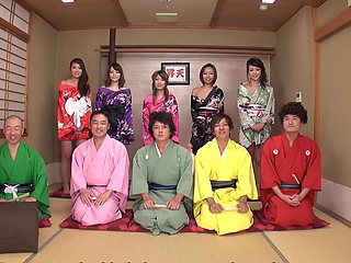 Famous JAV actors assemble for New Year party and big orgy