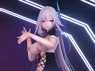 Down Nipple Chains Bodycon Skirt Striptease