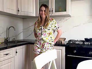 The Stepmother Did Not Refuse Hard Sex with Her Stepson on Her